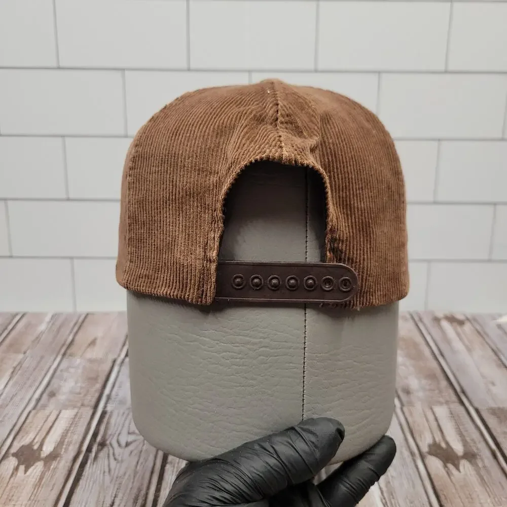 J Hats Corduroy Duck Hunting Snapback Hat Brown Jones Northwest Anglers